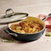 Tramontina 11 In Ceramic Covered Deep Skillet - Black -1 80110021PRM001G