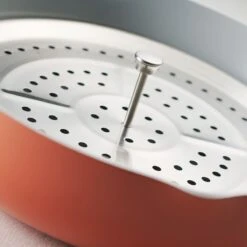 Tramontina All In One Plus Pan, 5 Qt Ceramic Non Stick - Persimmon Orange -1 80110084IXM008G