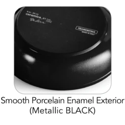 Tramontina 8 Pc Ceramic Cookware Set - Black -1 80110200ANM001G