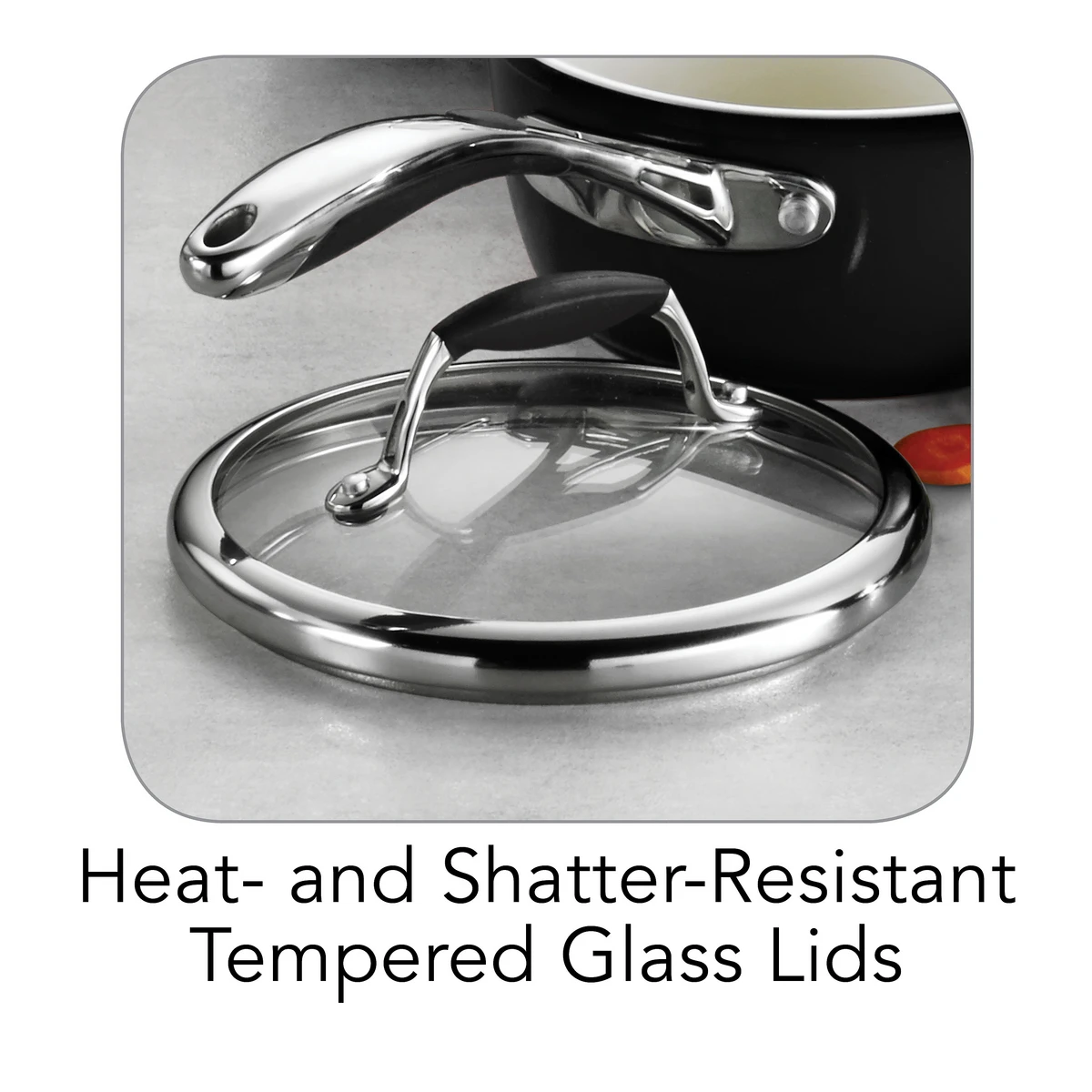 Tramontina 10 Pc Ceramic Cookware Set - Black 9 Tramontina 10 Pc Ceramic Cookware Set - Black - Image 7