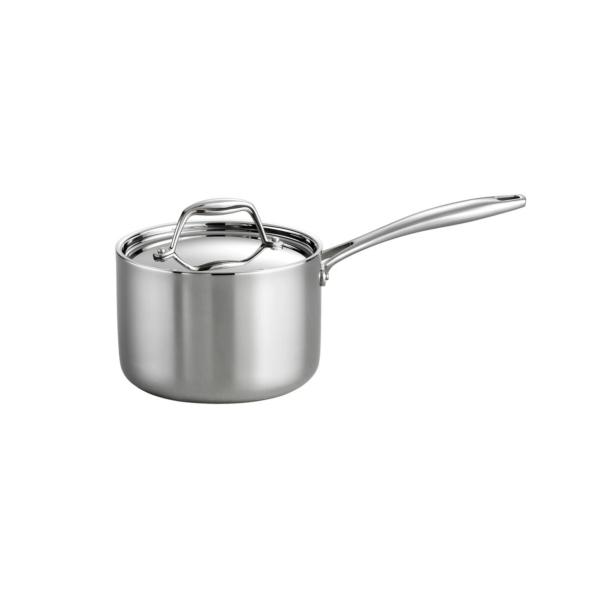 Tramontina 2 Qt Tri-Ply Clad Stainless Steel Covered Sauce Pan 4 Tramontina 2 Qt Tri-Ply Clad Stainless Steel Covered Sauce Pan - Image 2