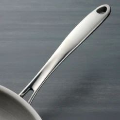 Tramontina 12 Inch Tri-Ply Clad Stainless Steel Fry Pan - Boston Handle -1 80116028ANM004G
