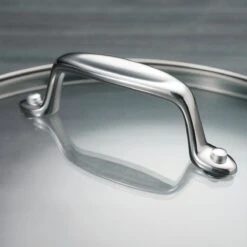 Tramontina Tri-Ply Clad 6 Qt Stainless Steel Covered Braiser - Glass Lid -1 80116031IXM005G