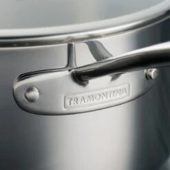 Tramontina Tri-Ply Clad 2 Qt Covered Stainless Steel Covered Sauce Pan - Glass Lid -1 80116033IXM003G