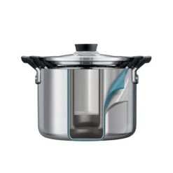 Tramontina Nesting 6 Pc Stainless Steel Tri-Ply Clad Sauce And Stock Pot Set -1 80116048IXM005G