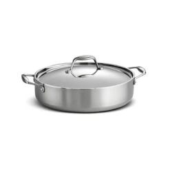 Tramontina 6 Qt Tri-Ply Clad Stainless Steel Covered Braiser -1 80116067IXM001G