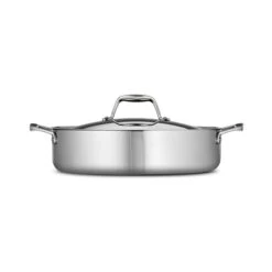 Tramontina 6 Qt Tri-Ply Clad Stainless Steel Covered Braiser -1 80116067IXM002G
