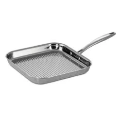 Tramontina 11 In Tri-Ply Clad Stainless Steel Square Grill Pan -1 80116072IXM001G