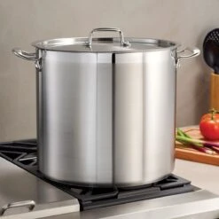 Tramontina 24 Qt Stainless Steel Covered Stock Pot -1 80120003IXM001G