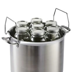 Tramontina 22 Qt Stainless Steel Canning Stock Pot With Rack -1 80120006IXM004G