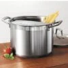 Tramontina 8 Qt Lock-n-Drain Stainless Steel Pasta Cooker