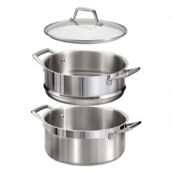 Tramontina 5 Qt Stainless Steel Steamer Set -1 80120523IXM002G