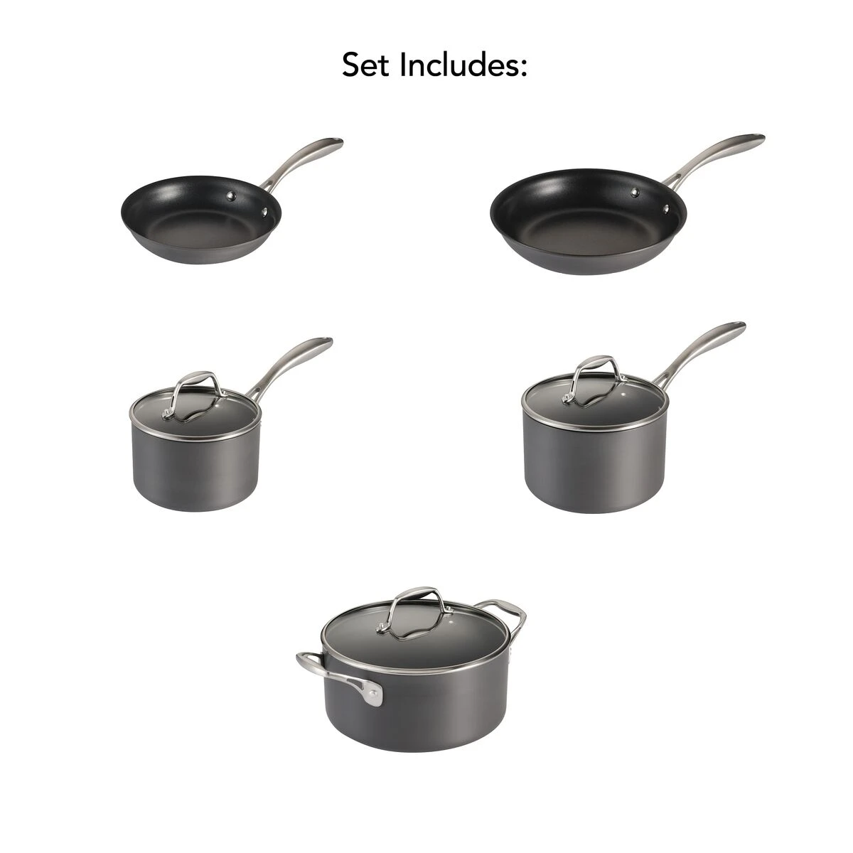 Tramontina Hard Anodized 8 Pc Cookware Set 10 Tramontina Hard Anodized 8 Pc Cookware Set - Image 8
