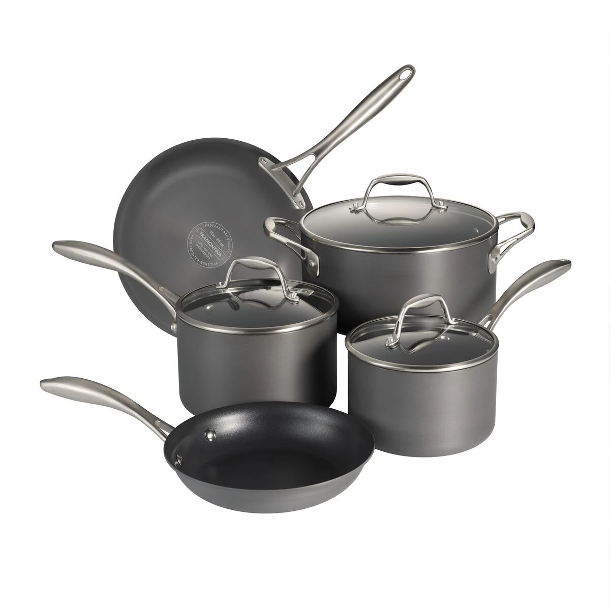 Tramontina Hard Anodized 8 Pc Cookware Set 4 Tramontina Hard Anodized 8 Pc Cookware Set - Image 2