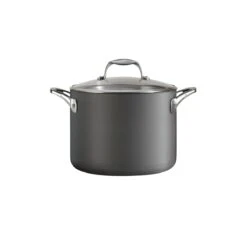 Tramontina 8 Qt Hard Anodized Aluminum Covered Stock Pot -1 80123077IXM003G