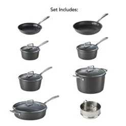 Tramontina Hard Anodized 13 Pc Cookware Set -1 80123574IXM009G