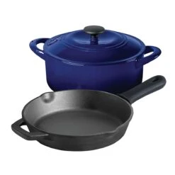 Tramontina 3 Pc Essential Cast Iron Cookware Set - Blue 13 Tramontina 3 Pc Essential Cast Iron Cookware Set - Blue -1 80131040IXM001G