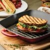 Tramontina 11 In Enameled Cast-Iron Series 1000 Grill Pan - Gradated Red -1 80131053PRM001G