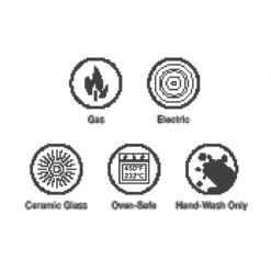 Tramontina 12 In Enameled Cast-Iron Series 1000 Covered Skillet - Gradated Red -1 80131058IXI001G