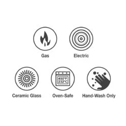 Tramontina 3 Qt Enameled Cast-Iron Series 1000 Covered Saucier - Gradated Red -1 80131061IXI001G