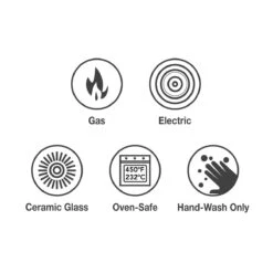 Tramontina 11 In Enameled Cast-Iron Series 1000 Grill Pan With Press - Gradated Cobalt -1 80131064IXI001G