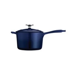 Tramontina 2.5 Qt Enameled Cast-Iron Series 1000 Covered Sauce Pan - Gradated Cobalt -1 80131070IXM003G