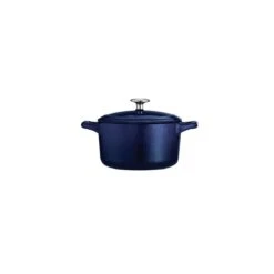 Tramontina 24 Oz Enameled Cast-Iron Series 1000 Covered Small Cocotte - Gradated Cobalt -1 80131073IXM003G