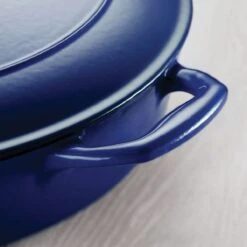 Tramontina 5.5 Qt Enameled Cast-Iron Series 1000 Covered Round Dutch Oven - Gradated Cobalt -1 80131075IXM005G