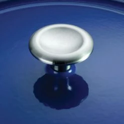 Tramontina 5.5 Qt Enameled Cast-Iron Series 1000 Covered Round Dutch Oven - Gradated Cobalt -1 80131075IXM006G