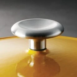 Tramontina 5.5 Qt Enameled Cast Iron Round Dutch Oven - Sunrise -1 80131086IXM002G