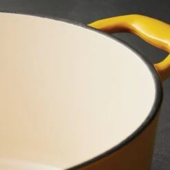 Tramontina 5.5 Qt Enameled Cast Iron Round Dutch Oven - Sunrise -1 80131086IXM004G