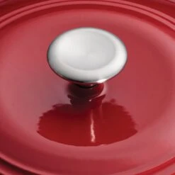 Tramontina 7 Qt Enameled Cast Iron Covered Tall Round Dutch Oven - Red 13 Tramontina 7 Qt Enameled Cast Iron Covered Tall Round Dutch Oven - Red -1 80131134IXM003G