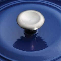 Tramontina 7 Qt Enameled Cast Iron Covered Tall Round Dutch Oven - Classic Blue 13 Tramontina 7 Qt Enameled Cast Iron Covered Tall Round Dutch Oven - Classic Blue -1 80131358IXM003G