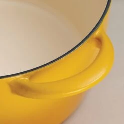 Tramontina 7 Qt Enameled Cast Iron Covered Tall Round Dutch Oven - Sunrise -1 80131361IXM004G