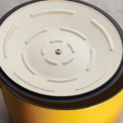 Tramontina 7 Qt Enameled Cast Iron Covered Tall Round Dutch Oven - Sunrise -1 80131361IXM005G