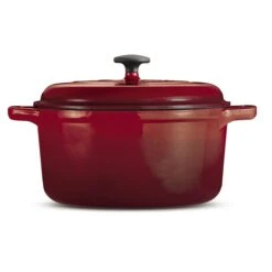 Tramontina 6.5 Qt Enameled Cast Iron Covered Dutch Oven - Gradated Red -1 80131621IXM001G
