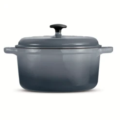 Tramontina 6.5 Qt Enameled Cast Iron Covered Dutch Oven - Gradated Gray 9 Tramontina 6.5 Qt Enameled Cast Iron Covered Dutch Oven - Gradated Gray -1 80131632PNM001G