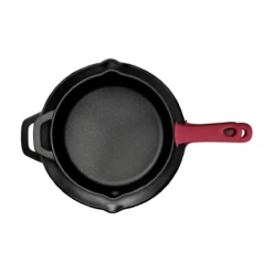 Tramontina Pre-seasoned Cast Iron 2 Pk Skillets With Silicone Grips -1 80131654ANM002G