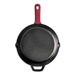 Tramontina Pre-seasoned Cast Iron 2 Pk Skillets With Silicone Grips -1 80131654ANM004G