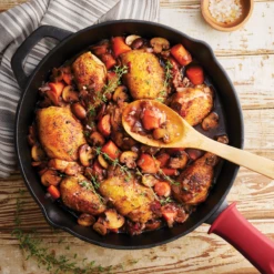 Tramontina Pre-seasoned Cast Iron 2 Pk Skillets With Silicone Grips