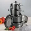 Tramontina 11 Pc Nonstick Cookware Set- Charcoal Gray -1 80143025PDM001G