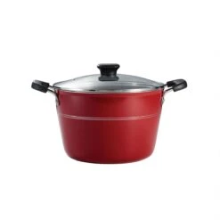 Tramontina Sicilia 8 Qt Aluminum Nonstick Covered Stock Pot - Raspberry -1 80149043IXM002G
