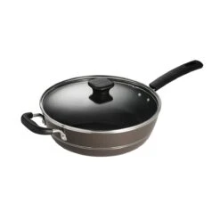 Tramontina Sicilia 4.5 Qt Aluminum Nonstick Covered Chef''s Pan - Hazelnut -1 80149050IXM001G
