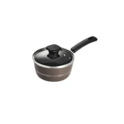 Tramontina Sicilia 1.25 Qt Aluminum Nonstick Covered Sauce Pan - Hazelnut -1 80149051IXM001G