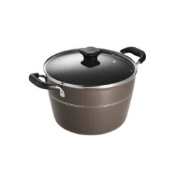 Tramontina Sicilia 8 Qt Aluminum Nonstick Covered Stock Pot - Hazelnut -1 80149056IXM001G