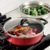 Tramontina 4 Qt Covered Nonstick Pan With Steamer -1 80149134PRM001G