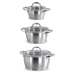 Tramontina Gourmet Selection 6 Pc Stainless Steel Stackable Pots And Pans -1 80154547IXM004G