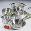 Tramontina 9 Pc Allegra Stainless Steel Cookware Set -1 80154567PRM001G