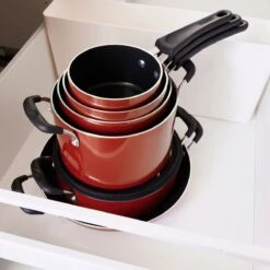 Tramontina Nesting 11 Pc Nonstick Cookware Set - Red -1 80156042IXM006G