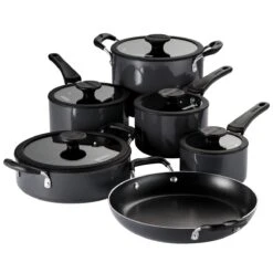Tramontina Nesting 11 Pc Nonstick Cookware Set - Gray 10 Tramontina Nesting 11 Pc Nonstick Cookware Set - Gray -1 80156043PDM001G